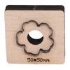 Mingzhe Flower Shape Hollow Stamping Cutter Mold with Birch Wood