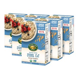 Nature's Path Organic Quick Cook Quick Cook Steel Cut Instant Oatmeal, 11.3 oz (Pack of 6), Non-GMO