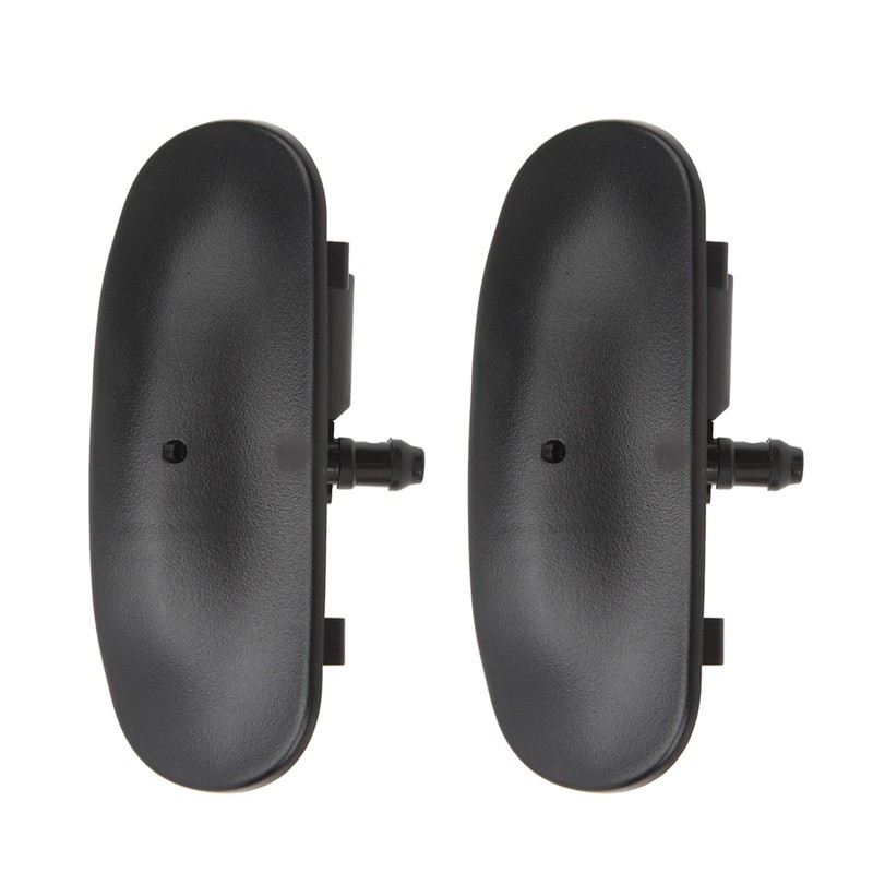 Pair Windshield Washer Nozzles 4G0955987A Heated Windscreen Wiper Washer Fluid