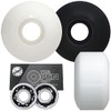OMG Skateboard Wheels, 100A, 2.0 inches (52 mm), Black, Blank,