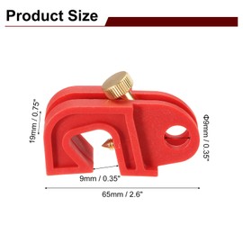 sourcing map Circuit Breaker Lockout Industrial Grade Miniature Loto Device Breaker Switch for Electrical Universal Single and Multi Pole Lockout