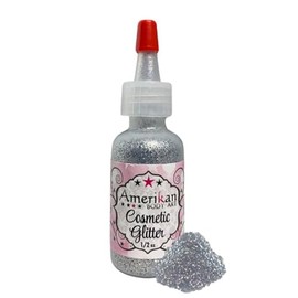 Amerikan Body Art Opaque Glitter - Chrome Silver (0.5 oz)
