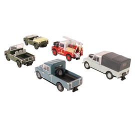 Oxford Diecast 76SET17E Land Rover 5 Piece Set
