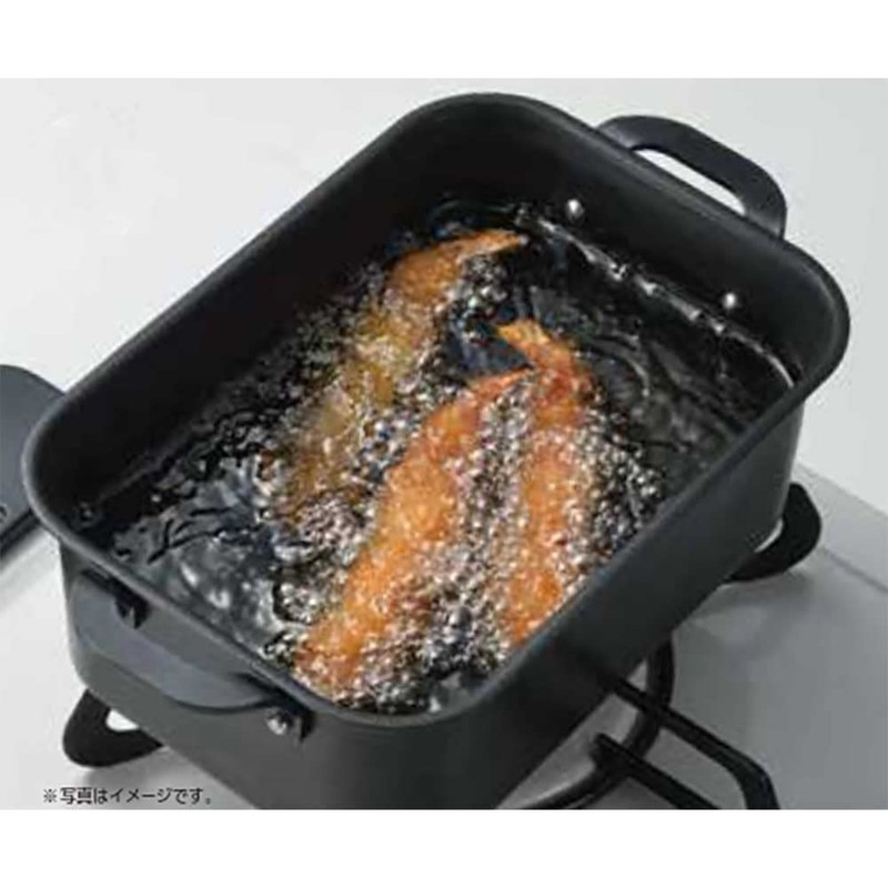 Liberty Corporation LD-333 Tempura Frying Pot, Square, Mini, Iron, Induction