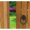 Black Ring Gate Latch, Garden Gate Latch, Door Catch, Gate