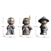 Small Monk Walkers Little Cute Monk Statues (Abbot)