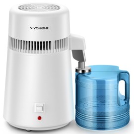 Unbranded 4L Water Distiller Purifier Machine Countertop 750W with Smart Switch 1.0 L/H