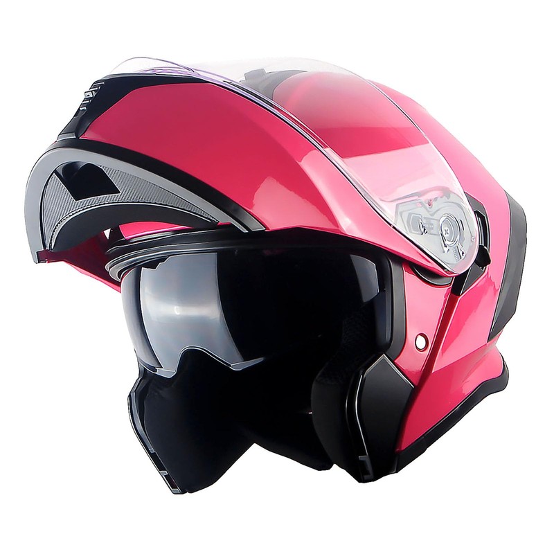 1Storm New Motorcycle Bike Modular Full Face Helmet Dual Visor