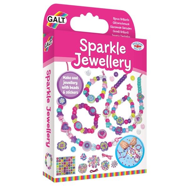 Galt Toys, Sparkle Jewellery, Craft Kit for Kids, Ages 5 Years Plus