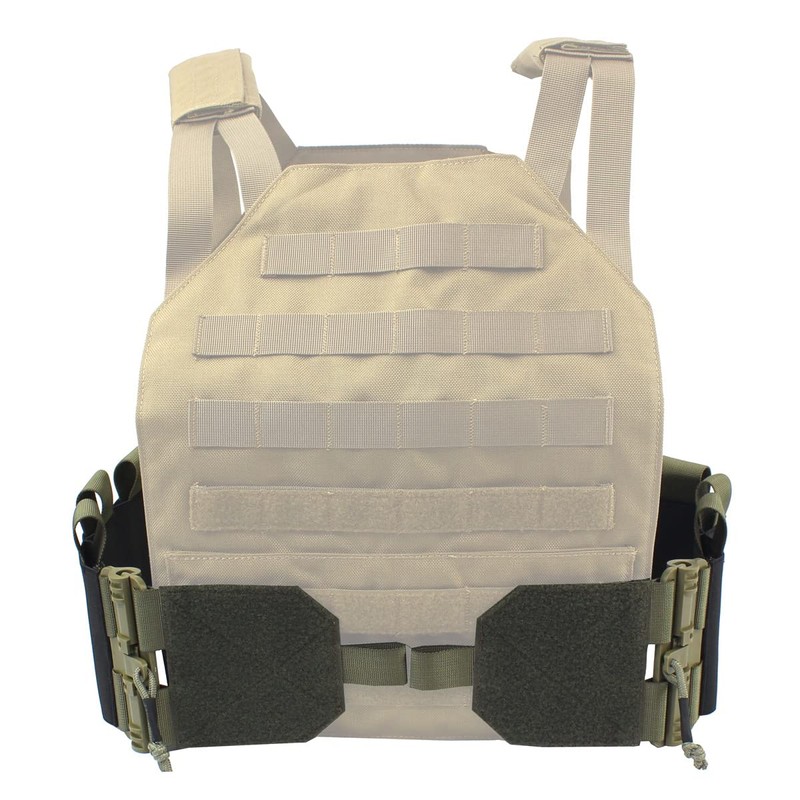 Zamudam Elastic Tactical Vest Cummerbund Quick Release Mounting Strap for