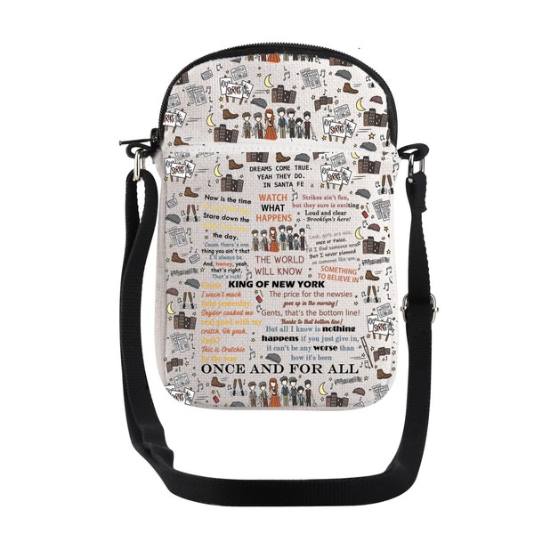 JYTAPP Newsies Musicals Crossbody Bag Broadway Musical Gifts King of