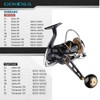 Gomexus Shimano Stella SW 8000-20000 LMY-TB50 Aluminium Handle with Titanium