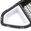 GRAND ORANGE Bumper Grille w/Turn Signal LED DRL Light Honeycomb