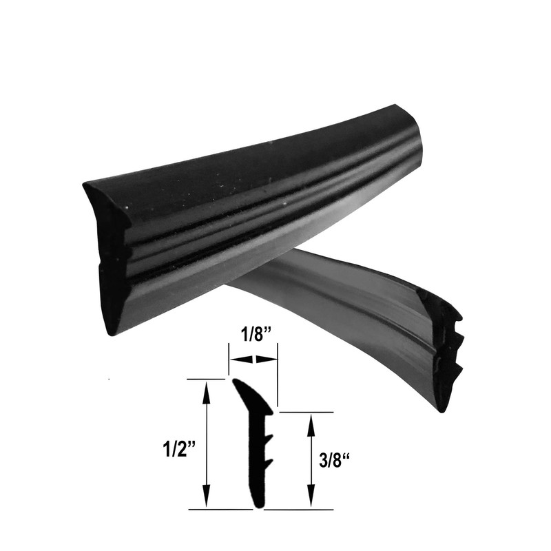 Gordon Glass Roll-in Universal Replacement Glazing Vinyl Spline for Framed