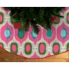 ReMod Mid Century Modern Christmas Tree Skirt Geometric MCM Retro