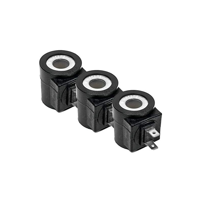 3PK Snow Plow Valve Coil with 2 Spade Terminals Replacement