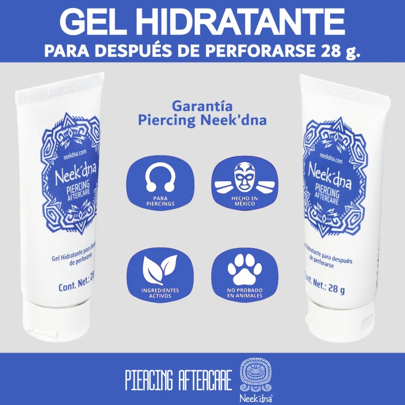 Kit Neek´dna Piercing Aftercare, 3 Piezas Natural