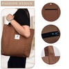 Women's Fabric Bags Tote Bag Plain Shoulder Bag Lightweight Large