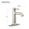 KOHLER Ealing Vibrant Brushed Nickel 1-Handle Single hole/4-in centerset WaterSense