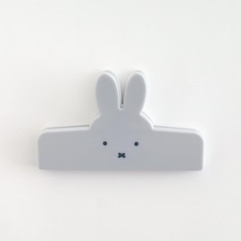 Green Flash Miffy Face Clip Gray BM-379