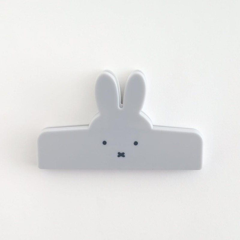 Green Flash Miffy Face Clip Gray BM-379