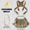 VOTAGOO Tactical Chest Bag, 2L Capacity, Molle Chest Rig, Chest