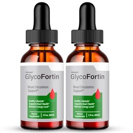 GlycoFortin Drops, GlycoFortin Blood Formula Support Supplement Liquid Drops - Maximum Strength, Glyco Fortin Health and Wellness All Natural Formula Drops, GlycoFortin Healthy Drops Reviews (2 Pack)