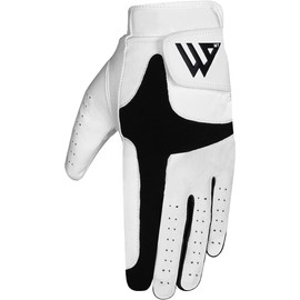 Golf Glove Men Left Hand Right Non-Slip Leather Grip Flexible Durable Golf Performance (XL, Left Hand (Right Hand)