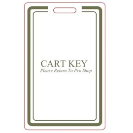 Golf Cart Key Tags (10 Pack) (Please Return to Pro Shop)