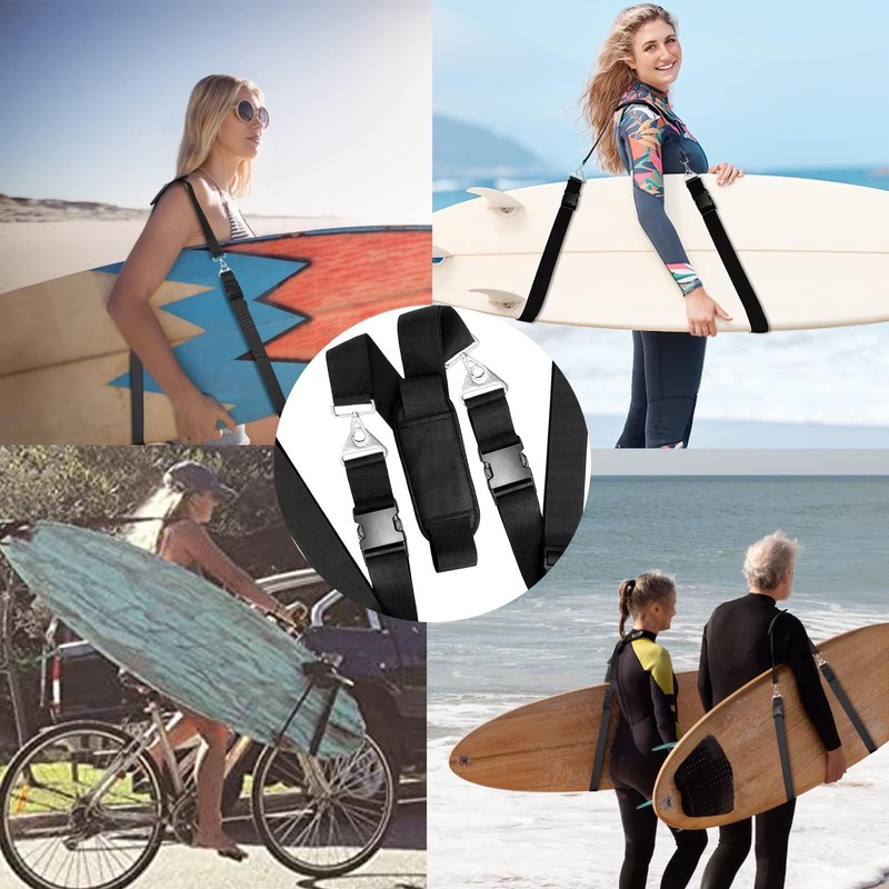 ASSUGO Surfboard Carry Strap, Adjustable Carry Strap SUP Accessories, SUP