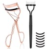 MAYCREATE® Eyelash Curler Eyelashes Separator Comb Set with 6 Replacement