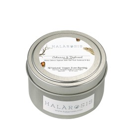Halarosis All Natural Soy Candles, Long Burning, Highly Scented (3.5 oz, 8.5 oz, & 17 oz) (Oakmoss & Driftwood, 3.5 oz)