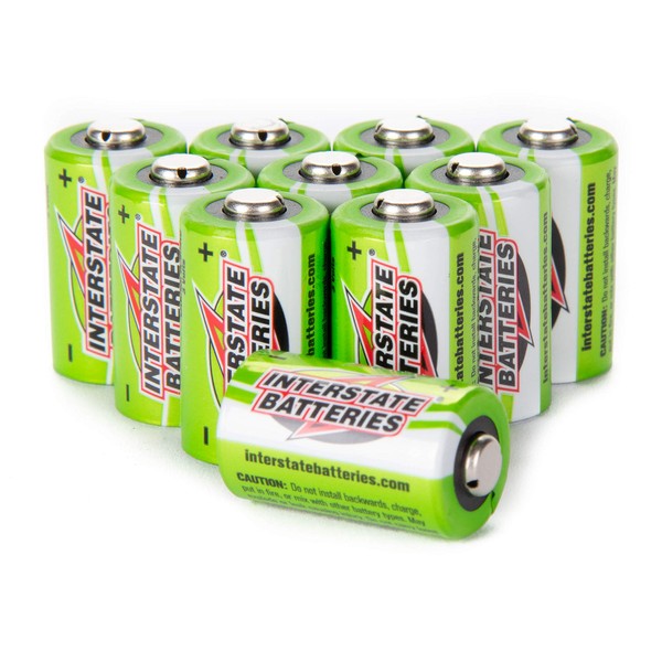 Interstate Batteries CR2 Lithium 3V Battery (10 Pack) 3 Volt Lithium CR2 (PHO0210A)