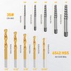 ROGAPER Screw Extractor and Left Hand Drill Bits Set, Bolt