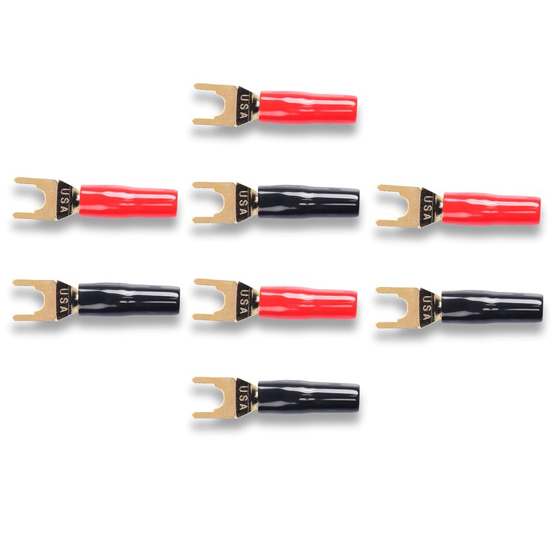 MEIRIYFA Y Plug Connector - 8 Pcs Y Spade Gold