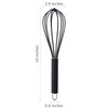 GorGin high temperature and easy to clean silicone whisk, stirrer,