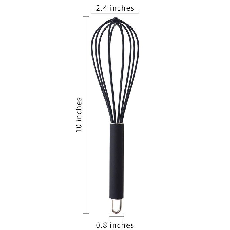GorGin high temperature and easy to clean silicone whisk, stirrer,
