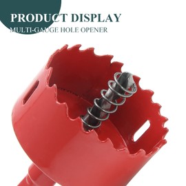 Aracombie 2-3/16 Inch / 55mm Hole Saw for Wood, 1.2 Inch Cutting Depth HSS BI-Metal Hole Cutter Drill Bit with Arbor, Round Hole Saw for Cornhole Boards Plastic Drywall Soft Metal Plywood