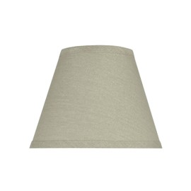 Aspen Creative 32416A, Transitional Hardback Empire Shape Spider Construction Lampshade, Replacement Lamp Shade in Khaki, 9'' Wide (5'' x 9'' x 7'')