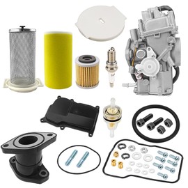 Carburetor Carb Air Filter Foam Guide End Cap Intake Manifold Boot For YAMAHA Moto 4 YFM350ER 1987-1995 Big Bear 350 1987-1998 Kodiak 400 YFM400FW 4x4 1996-1998 4SH-14101-10-00 2VA-14101-01-00