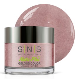SNS Nail Dip Powder, Gelous Color Dipping Powder - Mount Kenya (Purple/Mauve, Cream) - Long-Lasting Dip Nail Color Dip Nail Color Lasts 14 Days - Low Odor & No UV Lamp Needed - 1 Oz