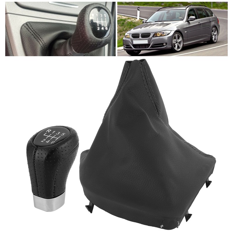 6 Speed Car Shift Knob with Dustproof Cover Fit for