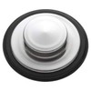 InSinkErator Tapón de fregadero, 3-3/8" ID, 4-1/2 OD, Acero inoxidable