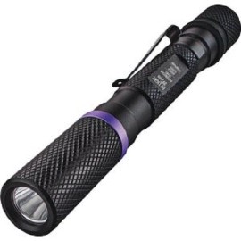 Police Security (16)-Police Security 395 Nm 2AAA Aluminum UV Inspection Penlight with Bite Guard