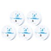 5-Pack Water Leak Detectors with 100dB Alarm for Home Safety