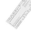4X Essential EKG Ruler Pocketcard in English