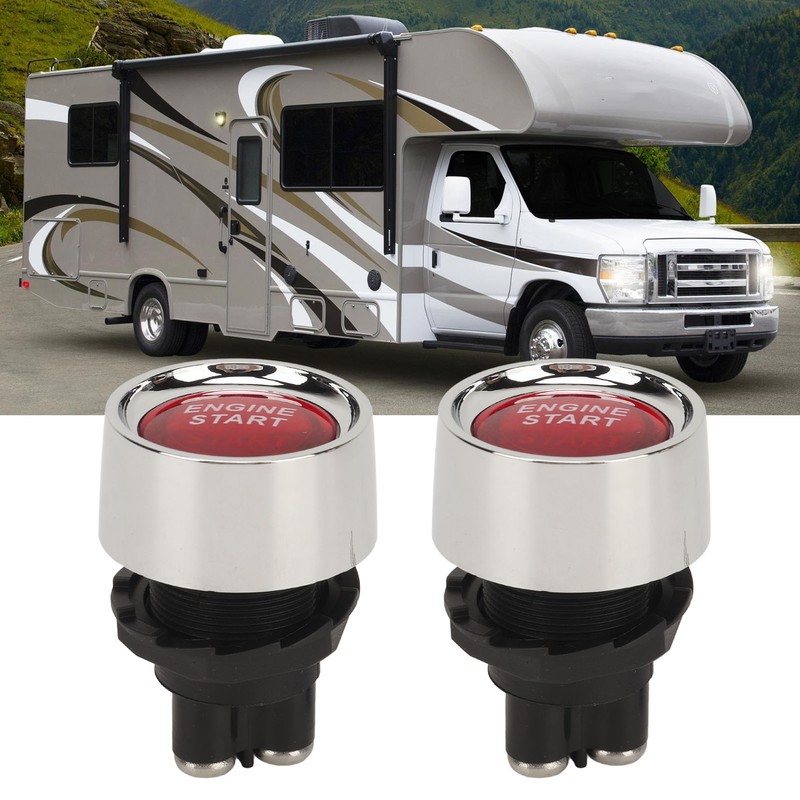 Engine Start Ignition Switch DC12V 50A Push Button Starter Switch
