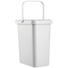 KADAX Waste Bin with Hinged Lid, Rectangular Plastic Waste Bin