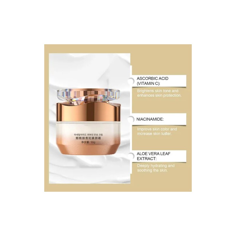 Hzz Crema Tone-up Niacinamida, Hidratante Y Suave 3 Pzas -@
