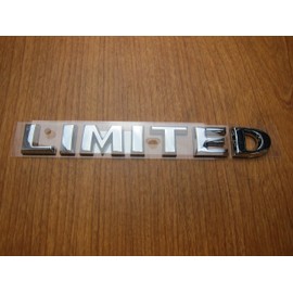 Jeep Grand Cherokee Rear Door Limited Emblem Decal Mopar OEM 68241037AA